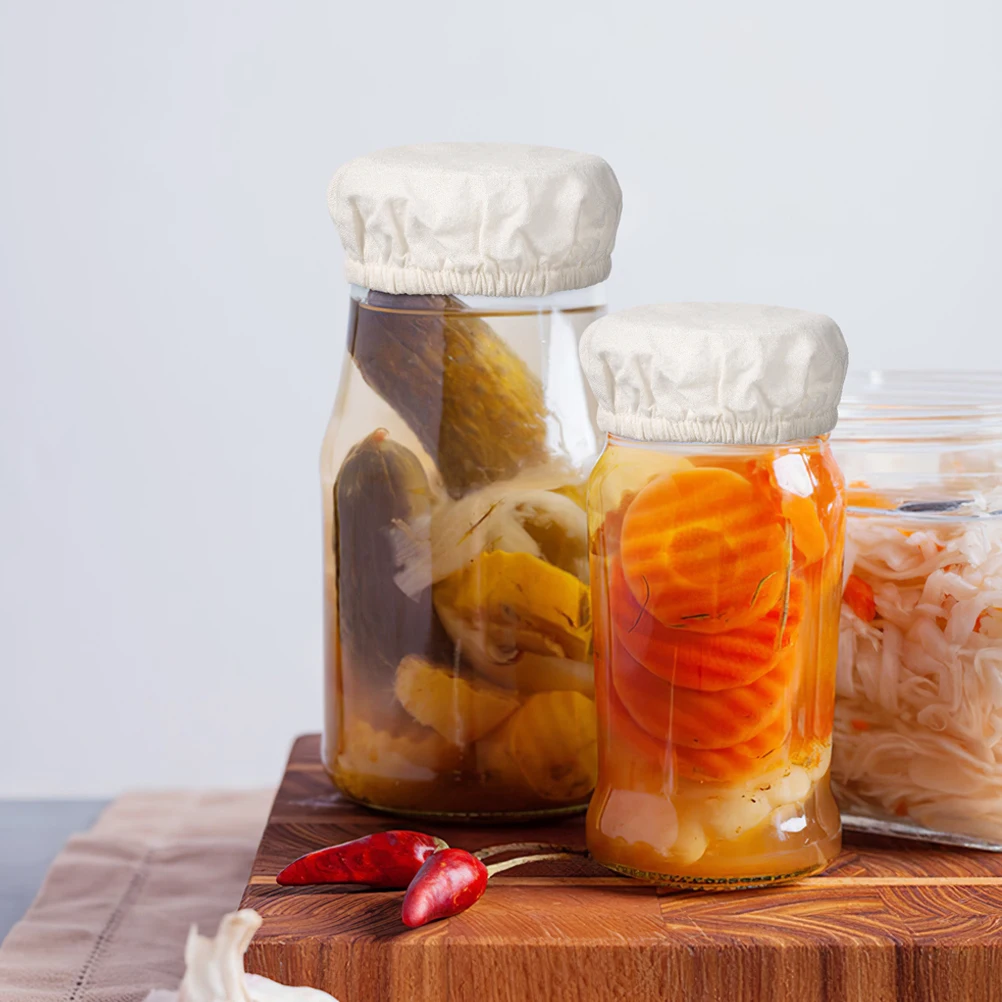 4 Pcs Jar Cloth Lid for Glass Storage Bottle Covers Canning Lids Dust Proof Cloth Jar Protectors Wide Mouth 
4 Pcs Jar Cloth Lid for Glass Storage Bottle Covers Canning Lids Dust Proof Cloth Jar Protectors Wide Mouth