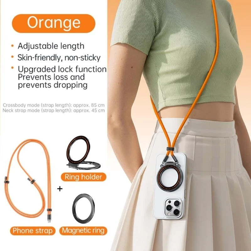 Съемный магнитный ремешок для телефона Регулируемое крепление на шею и плечо Нескользящий держатель для нескольких сцен запасной
Съемный магнитный ремешок для телефона Регулируемое крепление на шею и плечо Нескользящий держатель для нескольких сцен запасной
