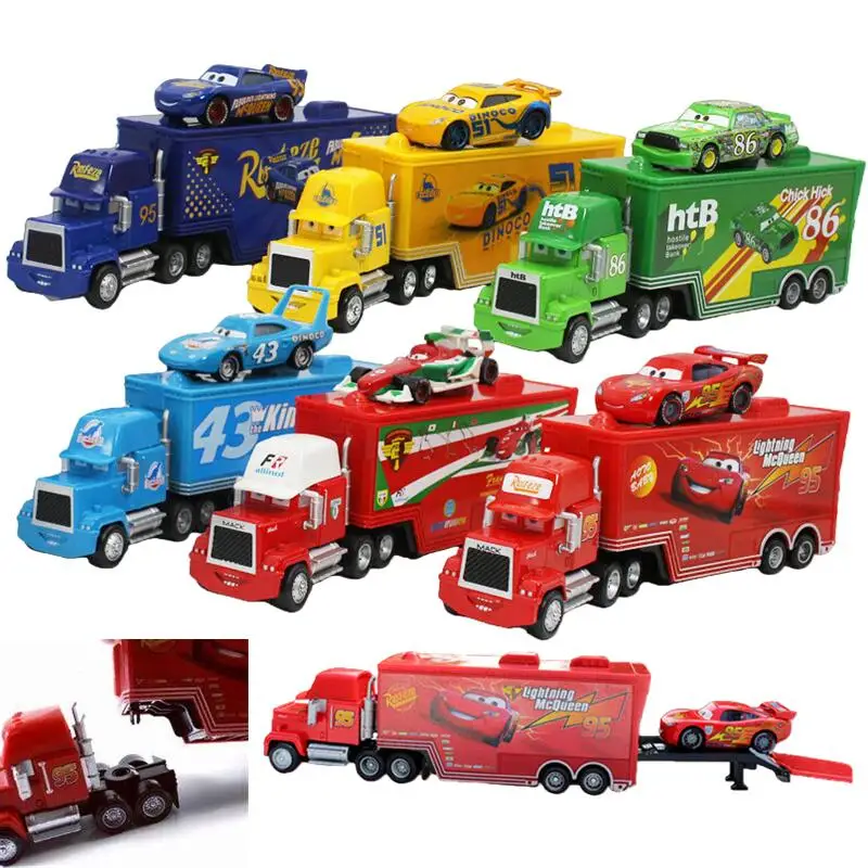 Pixar Cars 3 Toy Car 1:55 Lightning Mcqueen Mack Uncle Truck Rescue Collection Alloy Model Container Truck Car Inertia Toy Gift
Pixar Cars 3 Toy Car 1:55 Lightning Mcqueen Mack Uncle Truck Rescue Collection Alloy Model Container Truck Car Inertia Toy Gift