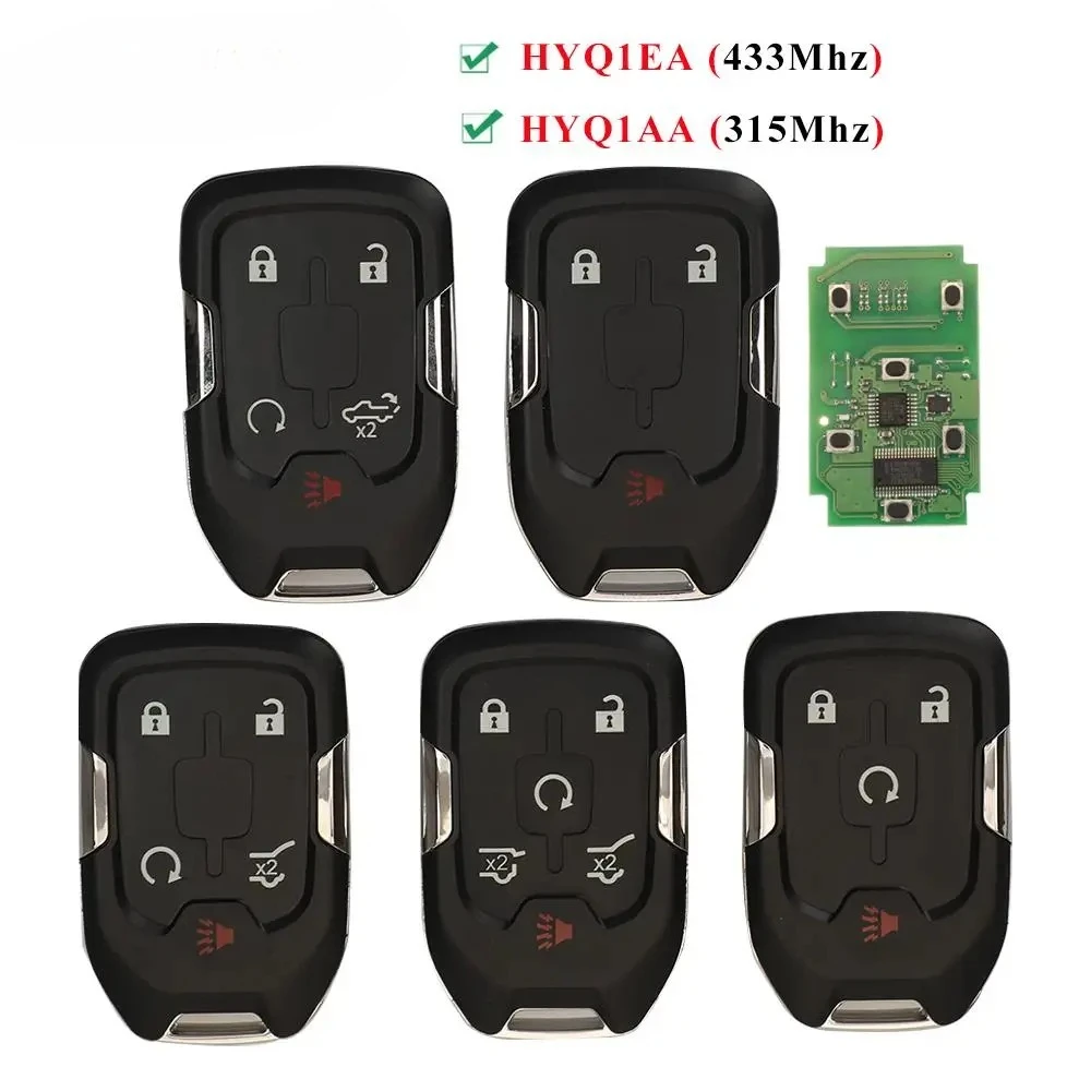 Умный дистанционный ключ HYQ1AA/HYQ1EA 315/433 МГц для Chevrolet Tahoe Silverado Suburban GMC Terrain Acadia YUKON XL Sierra
Умный дистанционный ключ HYQ1AA/HYQ1EA 315/433 МГц для Chevrolet Tahoe Silverado Suburban GMC Terrain Acadia YUKON XL Sierra