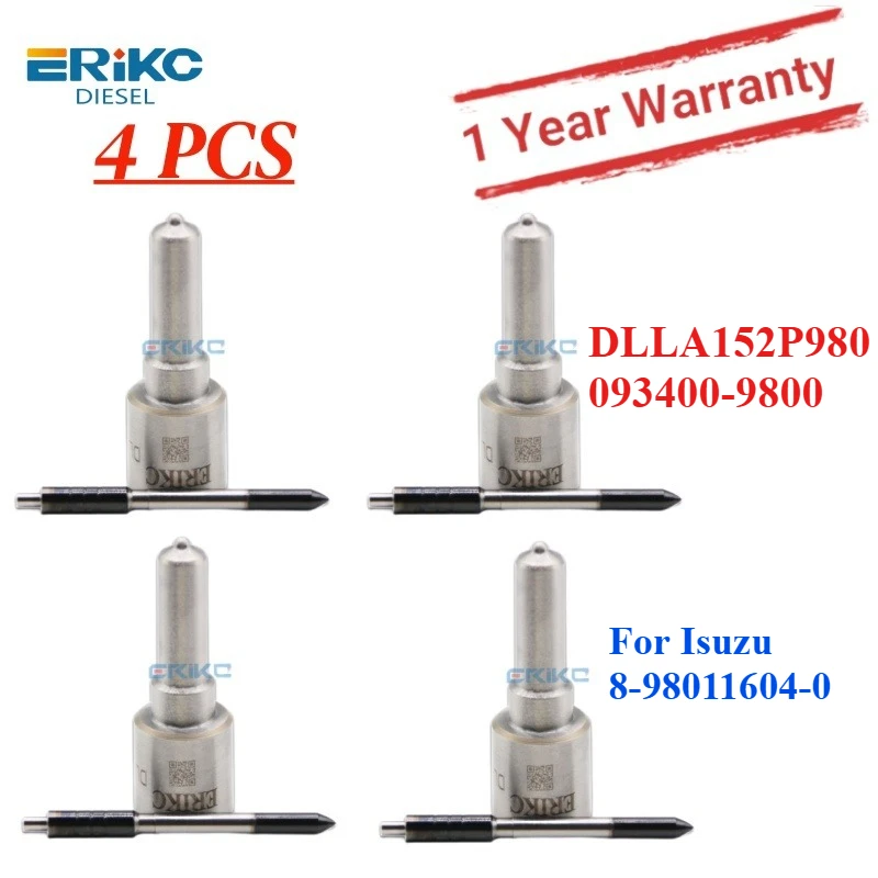 4 шт. дизельный инжектор DLLA152P980 093400 9800 форсунка впрыска топлива DLLA 152 P980 DLLA 152P 980 для Isuzu 8-98011604-0
4 шт. дизельный инжектор DLLA152P980 093400 9800 форсунка впрыска топлива DLLA 152 P980 DLLA 152P 980 для Isuzu 8-98011604-0