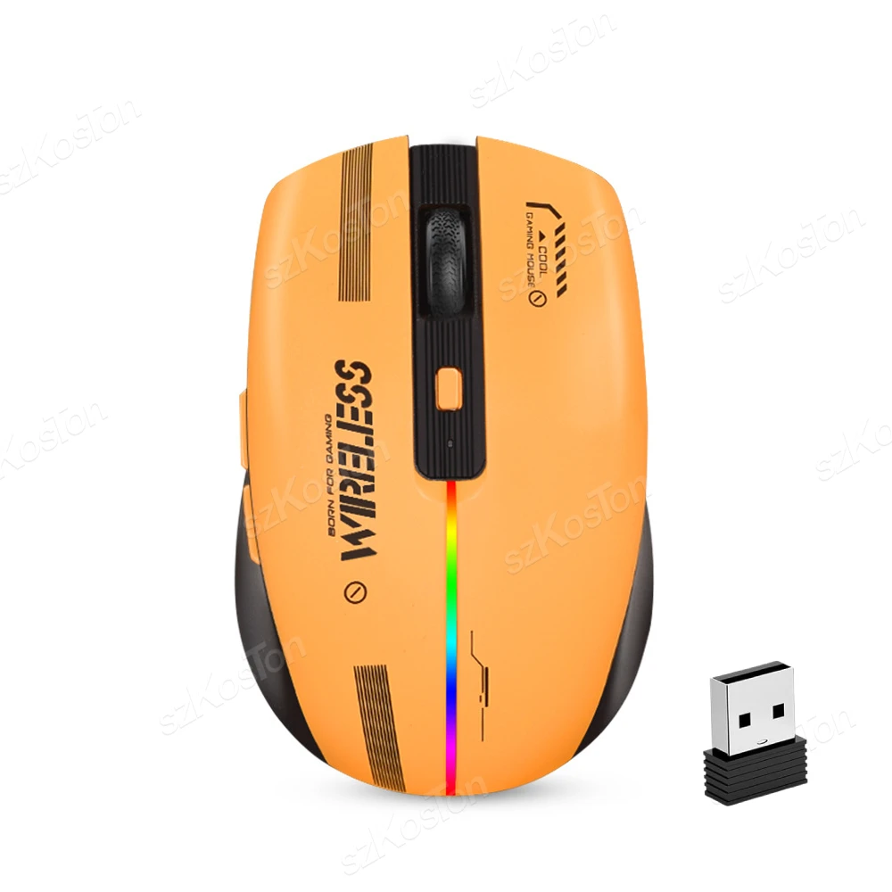 2.4G Wireless Mouse Rechargeable PC Gaming Mouse Programmable Computer Mice for Laptop Windows PC Mac
2.4G Wireless Mouse Rechargeable PC Gaming Mouse Programmable Computer Mice for Laptop Windows PC Mac