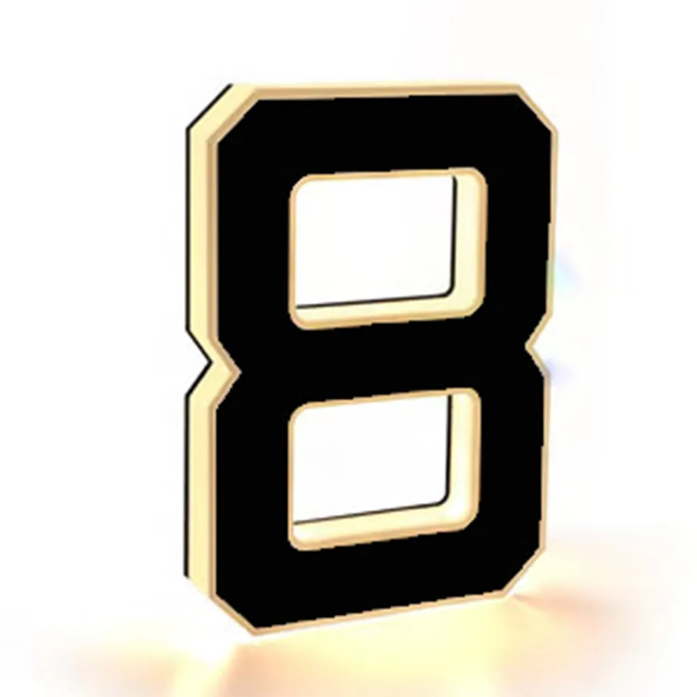 12V Power LED House Number Light Waterproof Light Sensor Illuminated House Number Sign Easy Installation 0-9 A-B Home Wall Decor
12V Power LED House Number Light Waterproof Light Sensor Illuminated House Number Sign Easy Installation 0-9 A-B Home Wall Decor