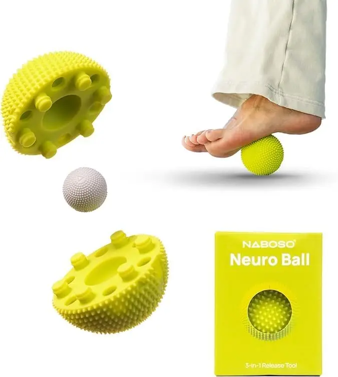 Textured Massage Ball for Feet, Myofascial Release Tool, Mobility & Recovery Aid
Textured Massage Ball for Feet, Myofascial Release Tool, Mobility & Recovery Aid
