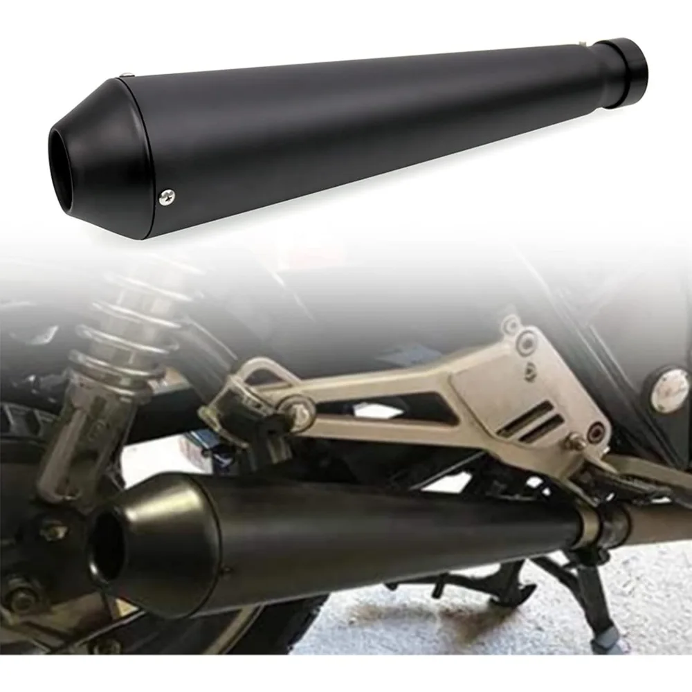 Universal Stainless Steel Motorcycle Exhaust Muffler Silencer Pipe for Dirt Bike Street Bike Scooter Black
Universal Stainless Steel Motorcycle Exhaust Muffler Silencer Pipe for Dirt Bike Street Bike Scooter Black