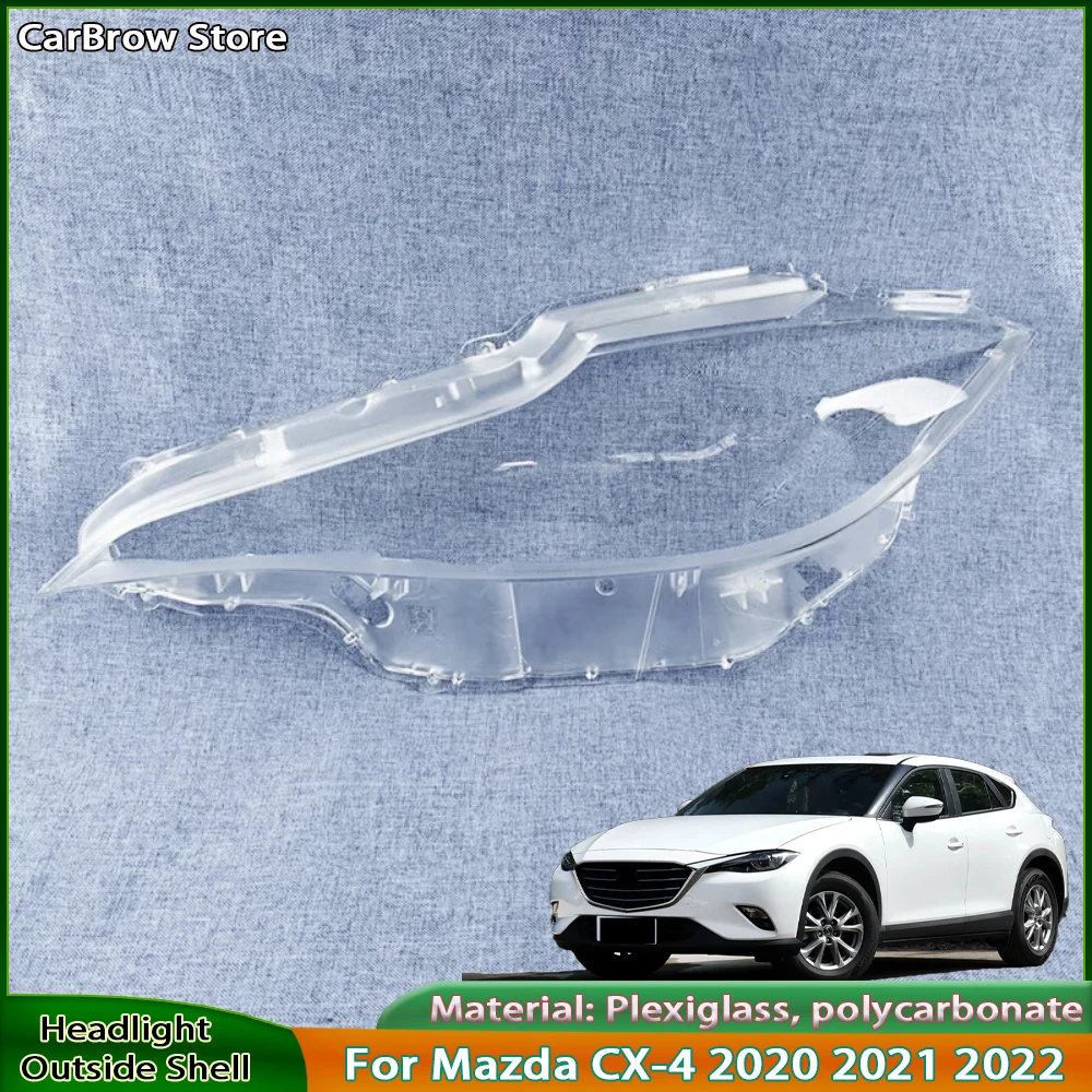 For Mazda CX-4 2020 2021 2022 Car Accessories Headlamp Shell Headlight Lens Cover Transparent Lampshade Plexiglass
For Mazda CX-4 2020 2021 2022 Car Accessories Headlamp Shell Headlight Lens Cover Transparent Lampshade Plexiglass