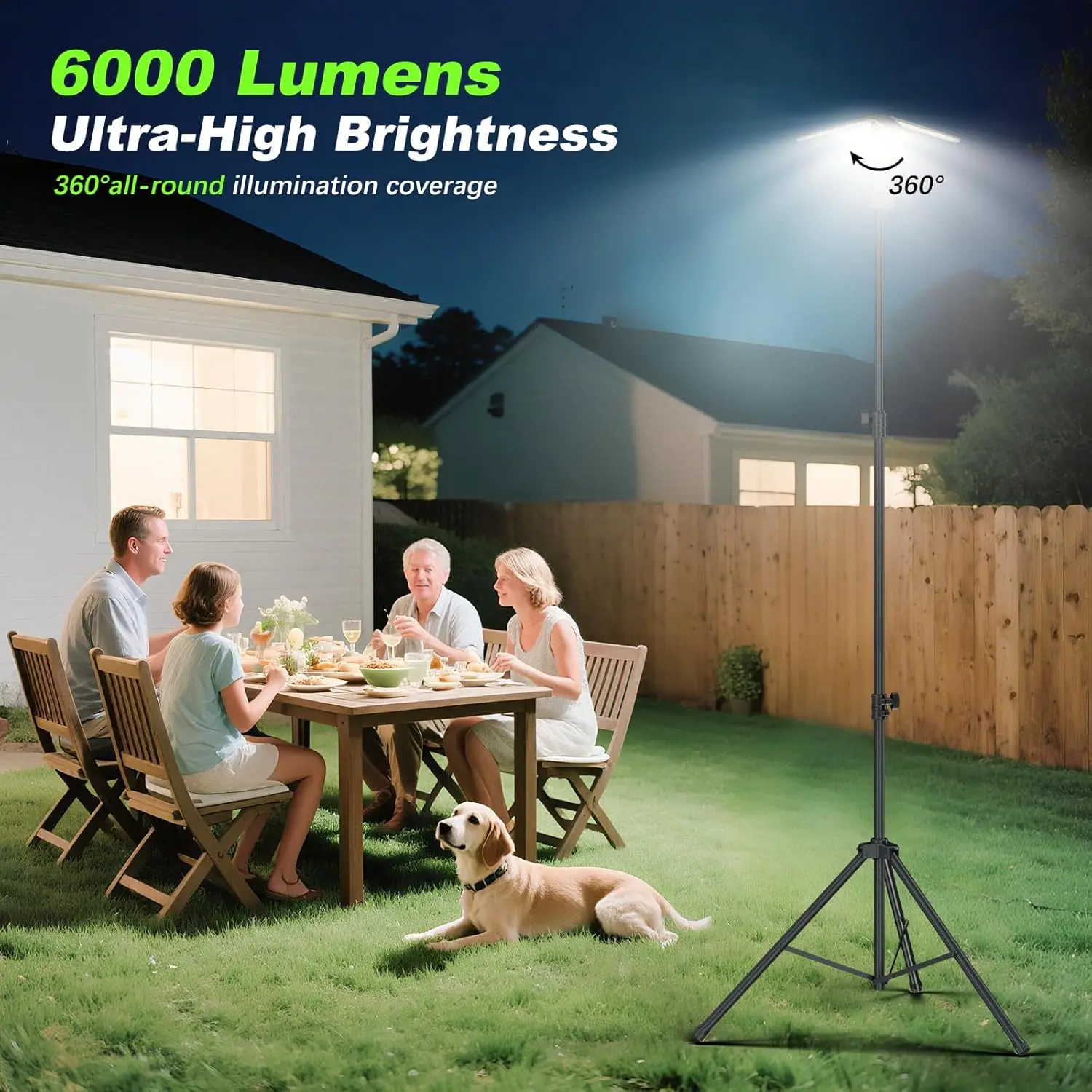 Stand 8.2 Ft,14000 mAh Rechargeable Camping Lantern Tent Light, 6000 Lumen Magnetic Work Light,Portable Outdoor Light
Stand 8.2 Ft,14000 mAh Rechargeable Camping Lantern Tent Light, 6000 Lumen Magnetic Work Light,Portable Outdoor Light