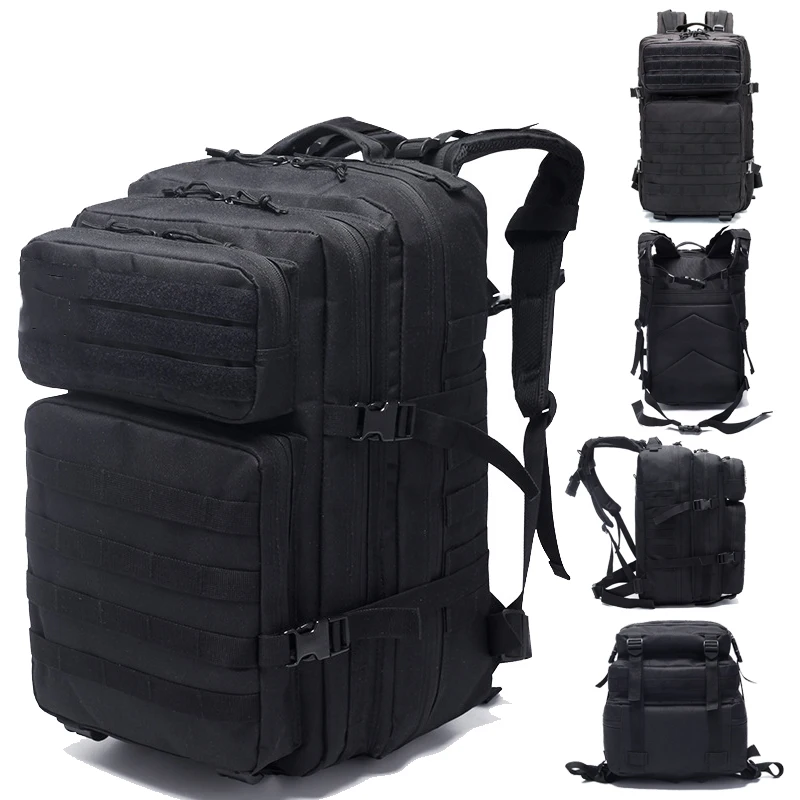 45L Tactical Backpack Large Capacity Outdoor Rucksack Fitness Hiking Bag Hiking Camping Gear Backpacks
45L Tactical Backpack Large Capacity Outdoor Rucksack Fitness Hiking Bag Hiking Camping Gear Backpacks