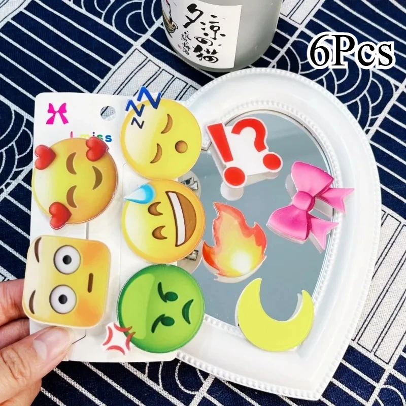 Набор из 6 заколок для волос с эмодзи: безмолвные, потеющие, сердитые, в форме капли воды. Забавные заколки-эмодзи для стильных девушек. Модные аксессуары для волос.
Набор из 6 заколок для волос с эмодзи: безмолвные, потеющие, сердитые, в форме капли воды. Забавные заколки-эмодзи для стильных девушек. Модные аксессуары для волос.