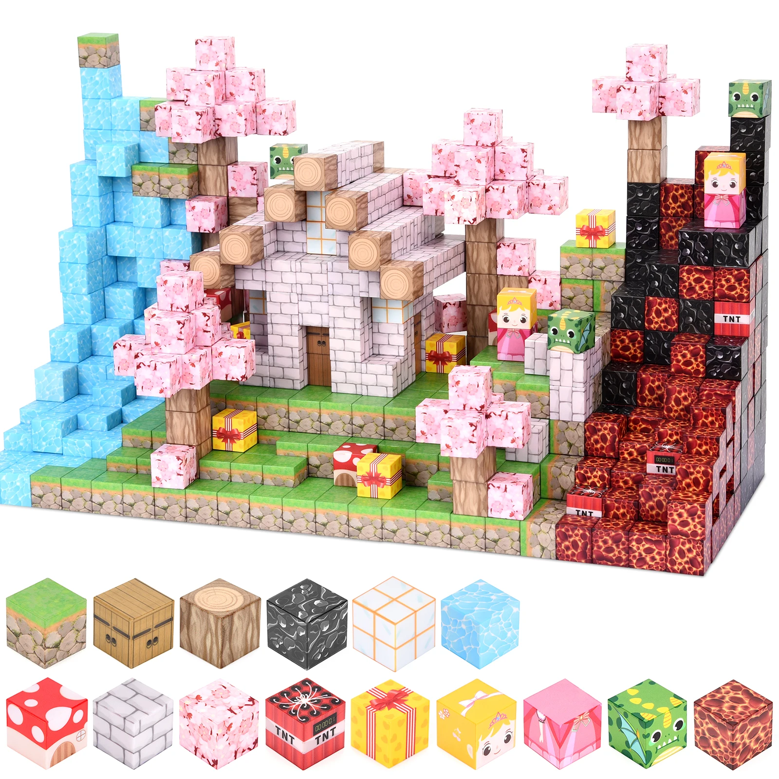 Magnetic Building Blocks 100-160Pcs STEM Learning Toys for Toddlers 3+ DIY Open-Ended Construction Game Educational Gift
Magnetic Building Blocks 100-160Pcs STEM Learning Toys for Toddlers 3+ DIY Open-Ended Construction Game Educational Gift