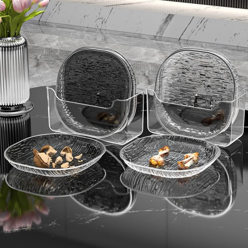 Simple Light Luxury Fruit Plate Transparent Portable Candy Plate Plastic Square Snack Tray Living Room
Simple Light Luxury Fruit Plate Transparent Portable Candy Plate Plastic Square Snack Tray Living Room