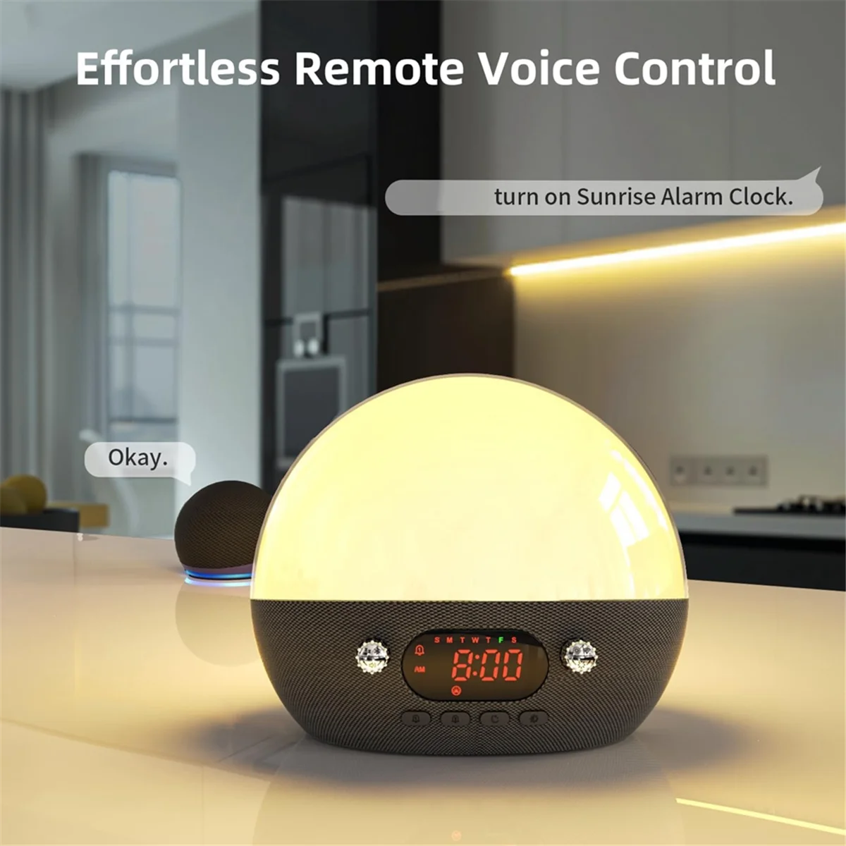COTS-tSunrise Alarm Clock Bluetooth Speaker for Bedroom 11 White Noise Sound Machine,Sunset Night Light Wake Up Light for
COTS-tSunrise Alarm Clock Bluetooth Speaker for Bedroom 11 White Noise Sound Machine,Sunset Night Light Wake Up Light for