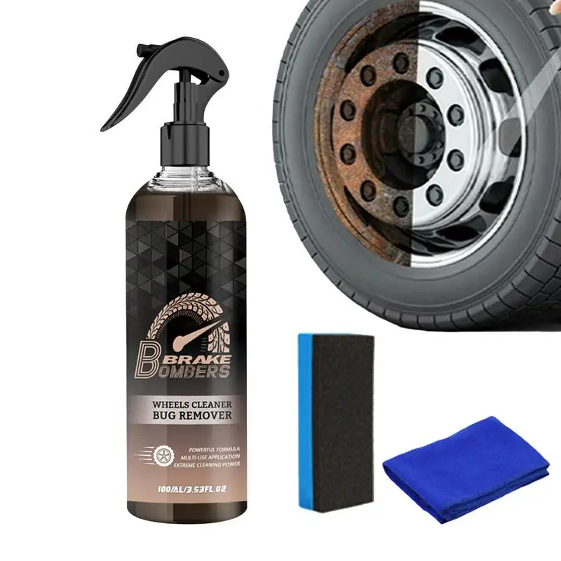 Car Wheel Cleaner Spray Tire Dust Cleaning Spray Auto Rim Cleaner Brake Dust Remover 3.53fl.oz Automotive Wheel Cleaning Spray
Car Wheel Cleaner Spray Tire Dust Cleaning Spray Auto Rim Cleaner Brake Dust Remover 3.53fl.oz Automotive Wheel Cleaning Spray