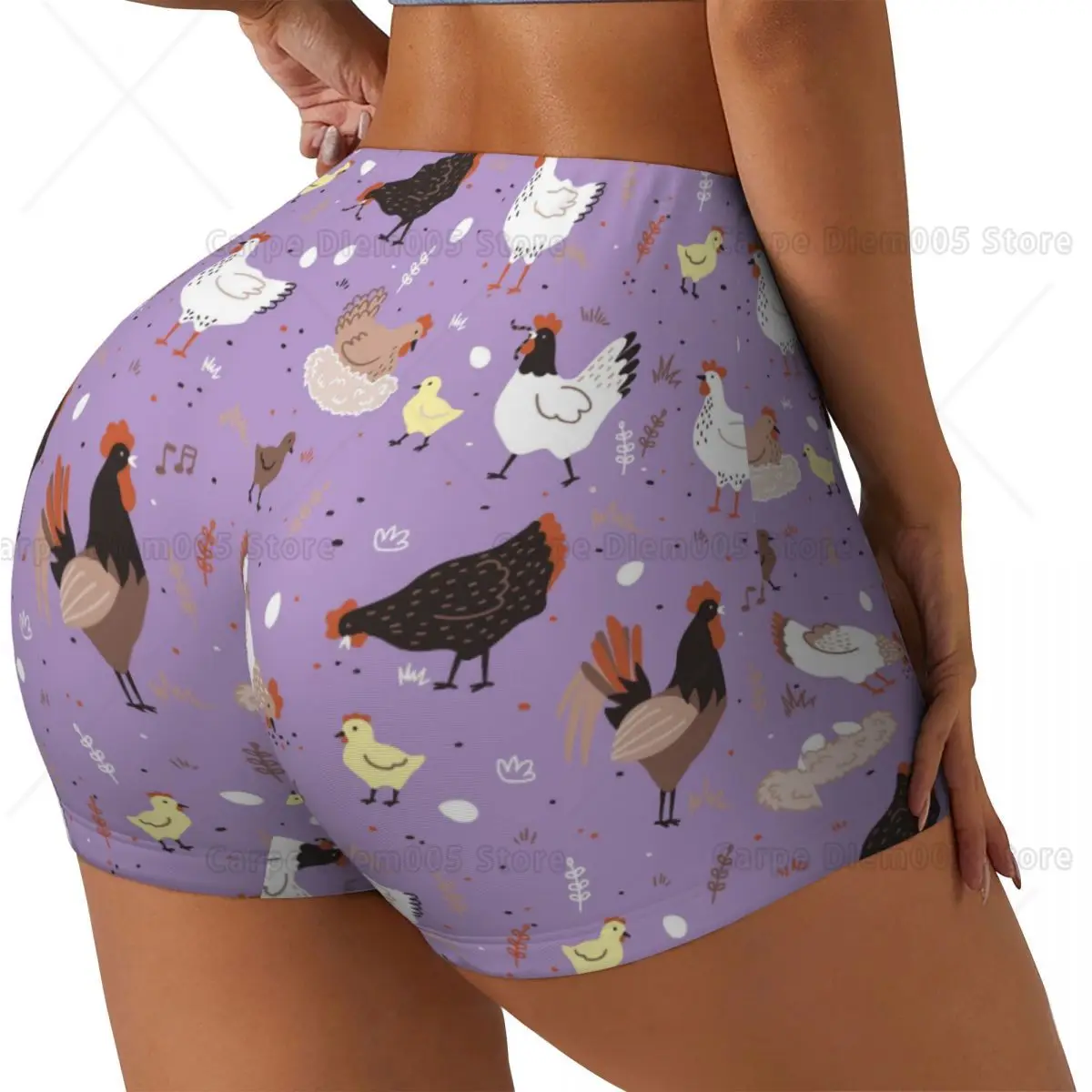 Очаровательные эластичные шорты для йоги с фиолетовой курицей и высокой талией для женщин, повседневная одежда для фитнеса с контролем живота, стиль для любителей фермерского пола
Очаровательные эластичные шорты для йоги с фиолетовой курицей и высокой талией для женщин, повседневная одежда для фитнеса с контролем живота, стиль для любителей фермерского пола