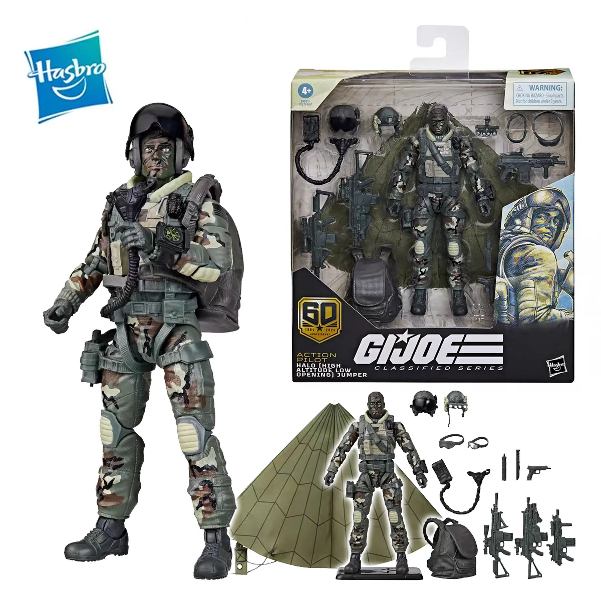 【In Stock】 Hasbro Original Gi Joe Classified Series 60Th Anniversary Action Halo Jumper Action Figure Model Toy Gift Collection
【In Stock】 Hasbro Original Gi Joe Classified Series 60Th Anniversary Action Halo Jumper Action Figure Model Toy Gift Collection