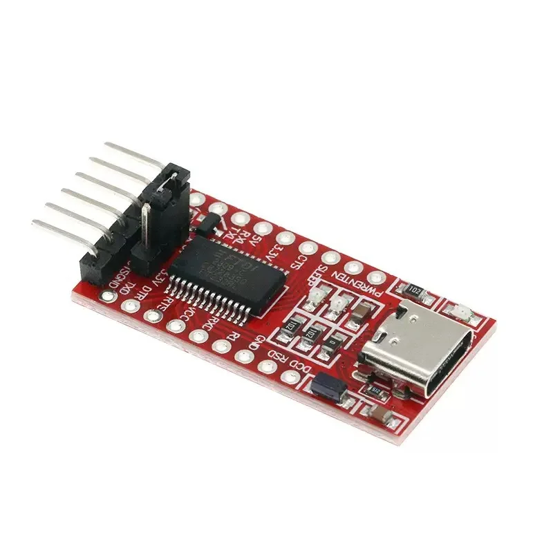 2pcs FT232RL USB to TTL Module 3.3V 5V Mini Interface Programmer Download Cable for Arduino STM32 ESP32
2pcs FT232RL USB to TTL Module 3.3V 5V Mini Interface Programmer Download Cable for Arduino STM32 ESP32