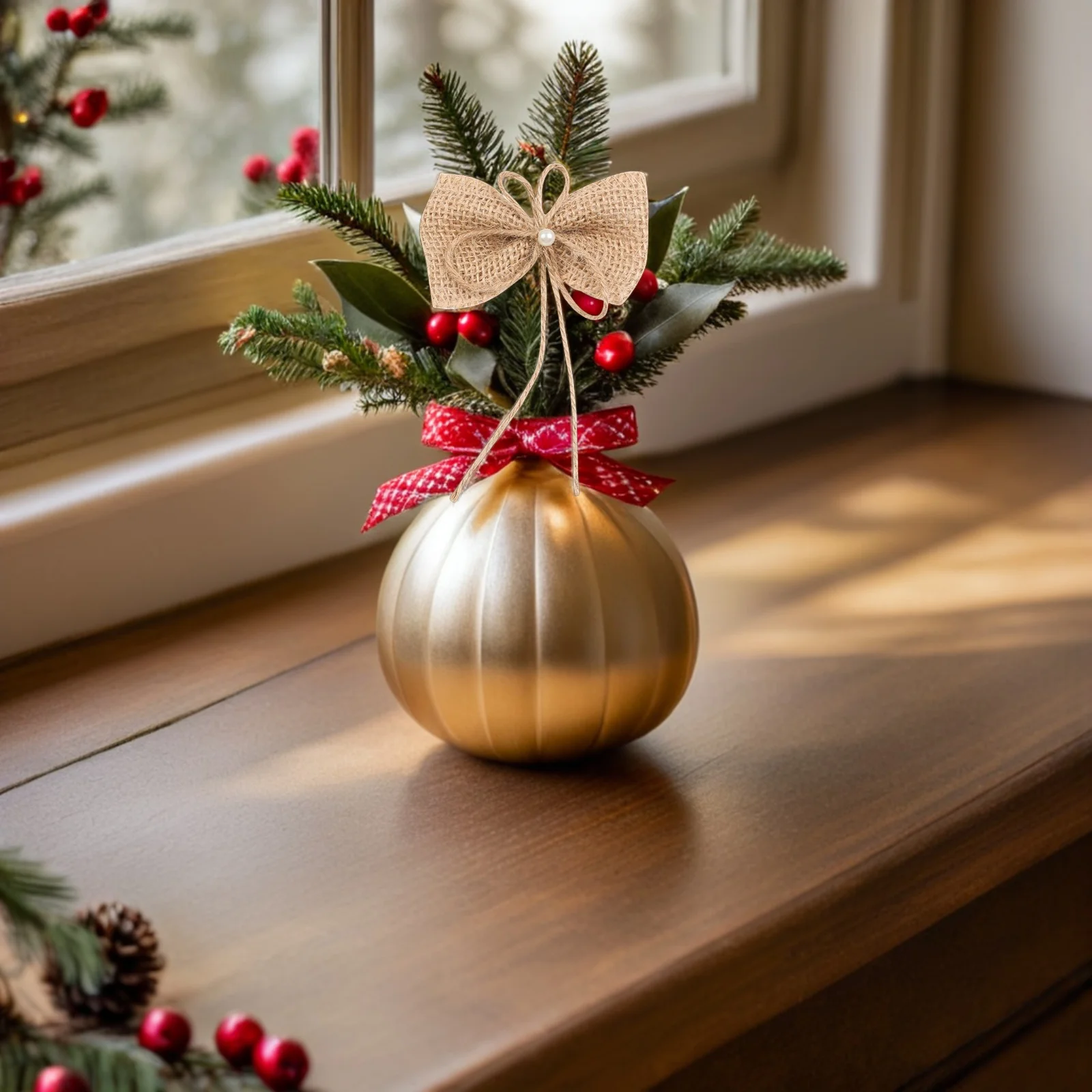 15 Pcs Christmas Bows Burlap for Wreaths Party Decorations Tree Topper Khaki Bowknot Sewing Wrapping Accessories
15 Pcs Christmas Bows Burlap for Wreaths Party Decorations Tree Topper Khaki Bowknot Sewing Wrapping Accessories