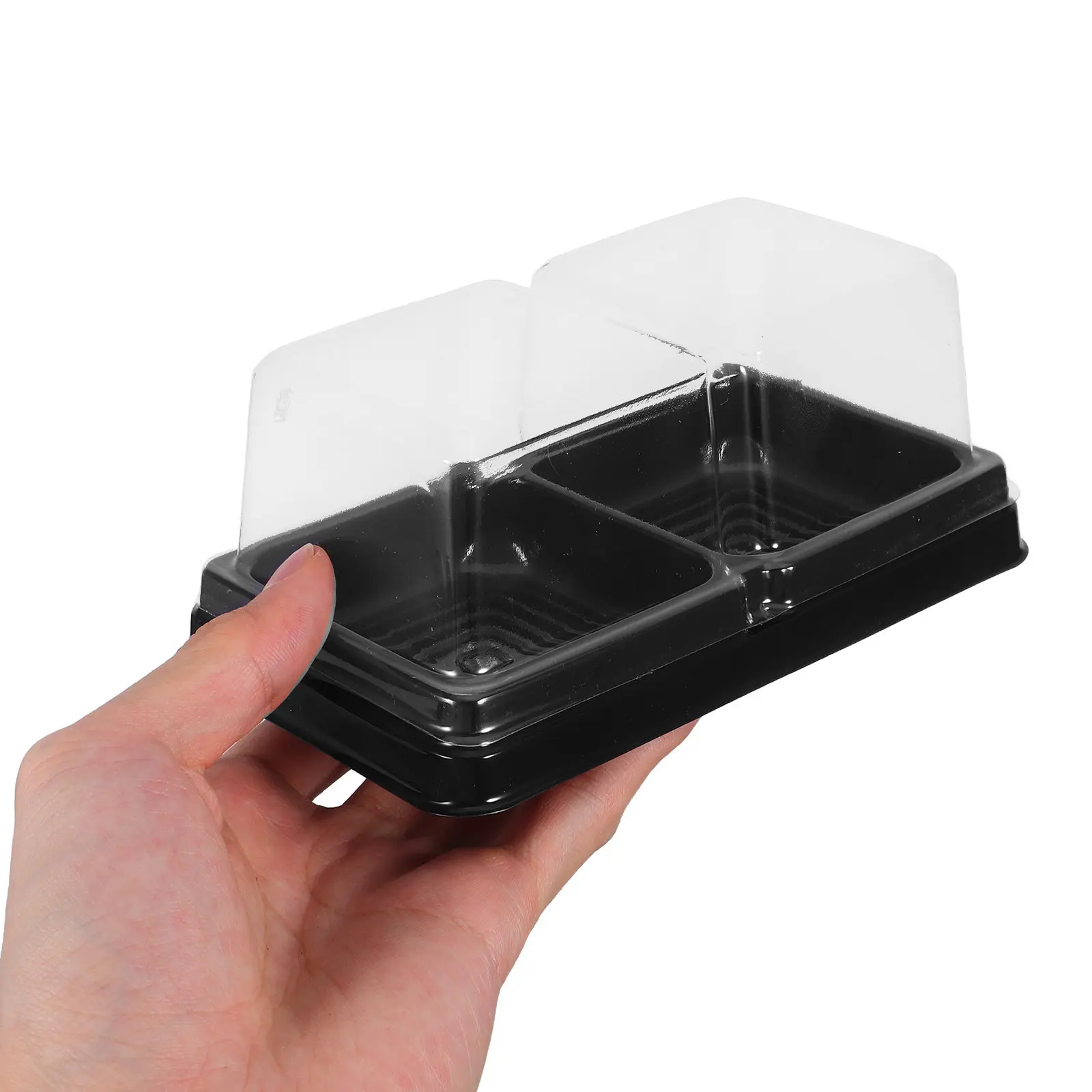 100Pcs Transparent Dual Compartment Cake Holder Clear Dessert Packaging Snow Mei Niang Cake Carrier Transparent Favor Boxes
100Pcs Transparent Dual Compartment Cake Holder Clear Dessert Packaging Snow Mei Niang Cake Carrier Transparent Favor Boxes