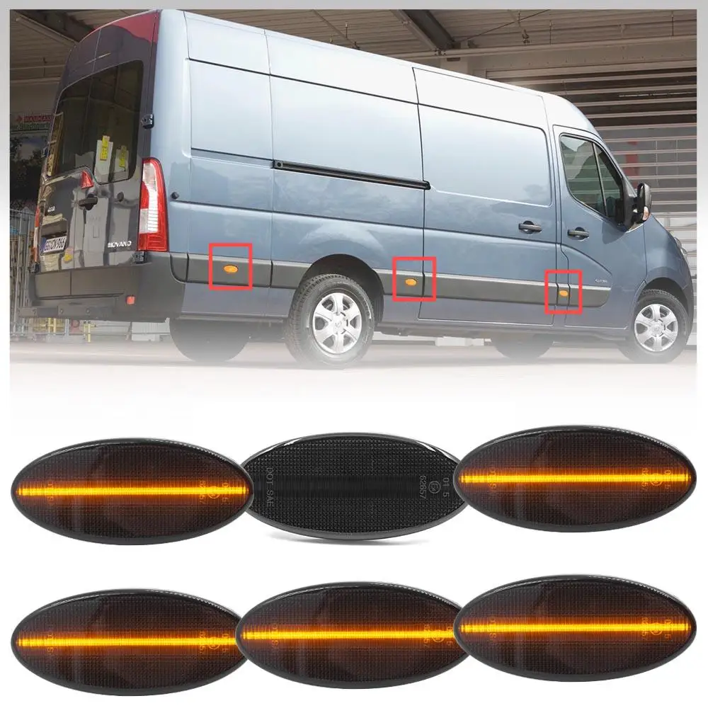 LED Amber Side Maker Lamp For Renault Master MK3 Van Nissan NV400 Van 2012- Opel Movano MK2 2010- OEM#261B00001R LED Side Light
LED Amber Side Maker Lamp For Renault Master MK3 Van Nissan NV400 Van 2012- Opel Movano MK2 2010- OEM#261B00001R LED Side Light