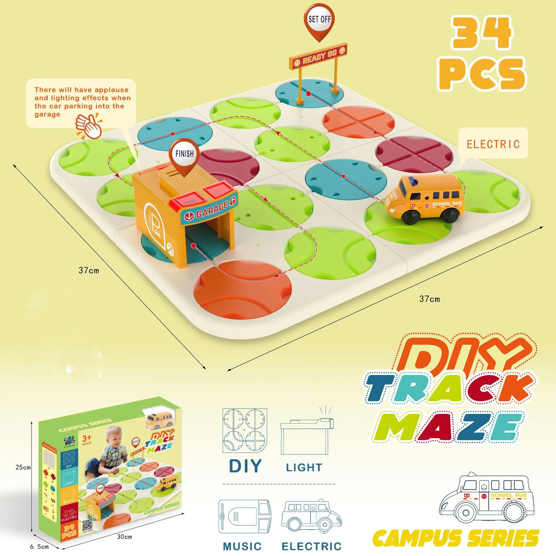 Sound Light Road Maze Children's Logical Reasoning Training Track Electric Police Car Parent-child Board Game Toys Board Games
Sound Light Road Maze Children's Logical Reasoning Training Track Electric Police Car Parent-child Board Game Toys Board Games