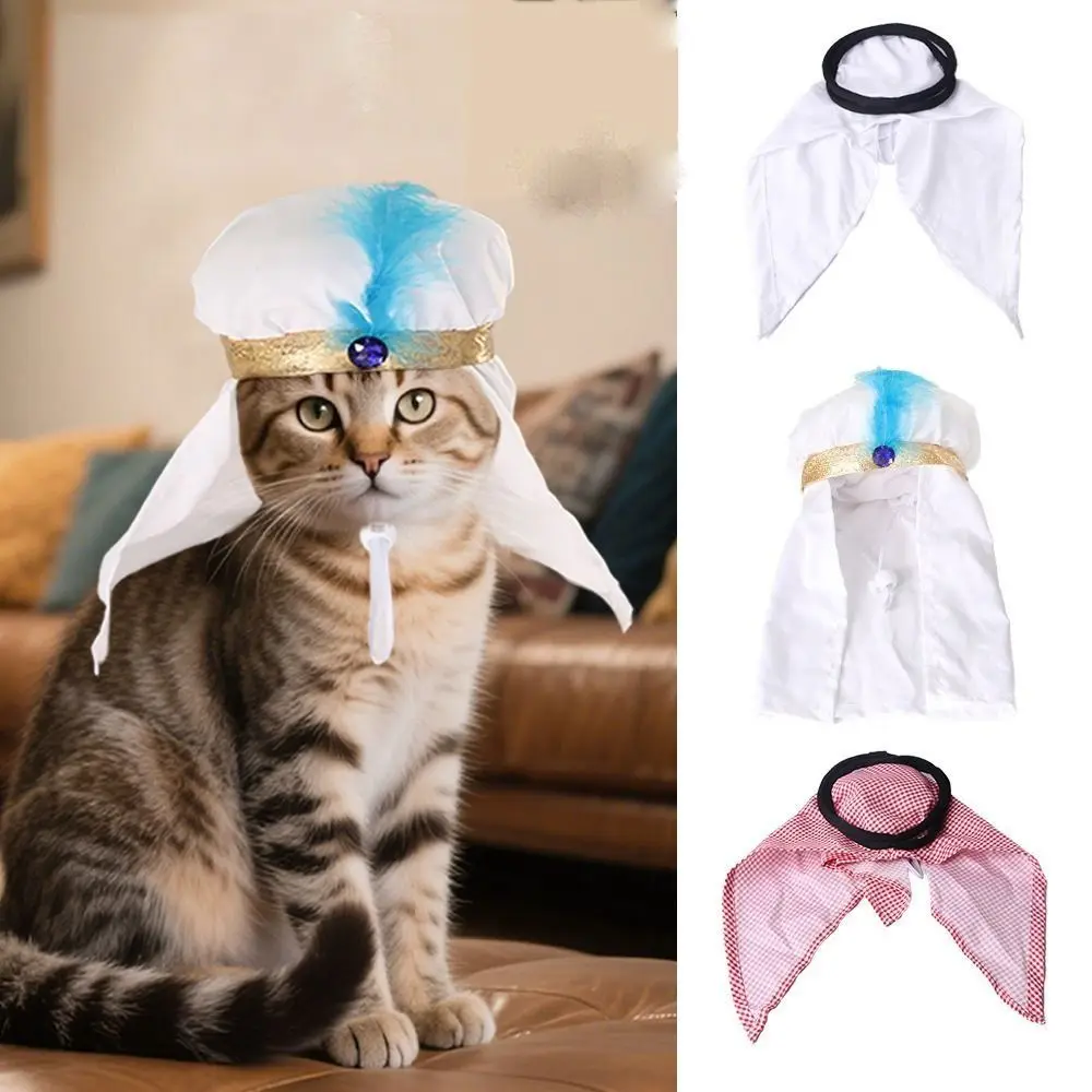 Funny Adjustable Saudi Arabia Pet Hat Soft Fashionable Pet Headwear Sunshade Cat Decorative Hat Cosplay Party
Funny Adjustable Saudi Arabia Pet Hat Soft Fashionable Pet Headwear Sunshade Cat Decorative Hat Cosplay Party
