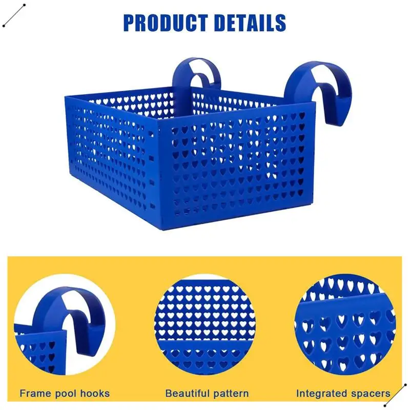 3Pcs Poolside Storage Basket With Cup Holder Hooks,Stretchable Pool Toy Basket For Most Frame Pools Pool Accessories
3Pcs Poolside Storage Basket With Cup Holder Hooks,Stretchable Pool Toy Basket For Most Frame Pools Pool Accessories