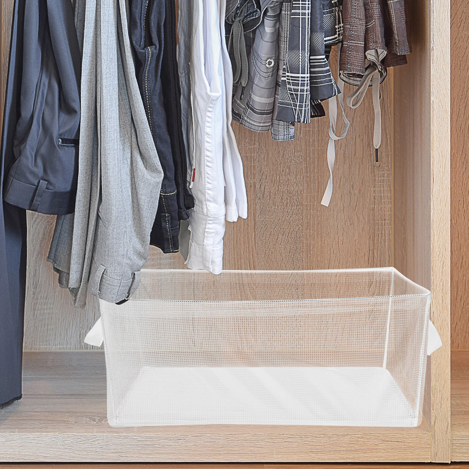Drawer Storage Box Closet Shelf Organizer Bins with Handles Clothes for Containers Organizers Steel
Drawer Storage Box Closet Shelf Organizer Bins with Handles Clothes for Containers Organizers Steel