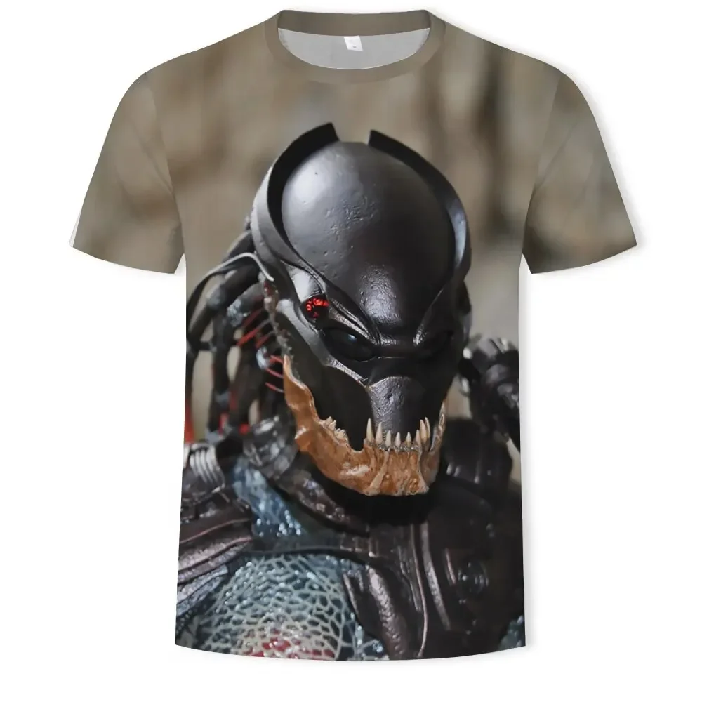 Predator Vs Alien Movie Men's 3D Printed T-shirt; Harajuku Cartoon Streetwear; Unisex Top for Both Adults and Children
Predator Vs Alien Movie Men's 3D Printed T-shirt; Harajuku Cartoon Streetwear; Unisex Top for Both Adults and Children