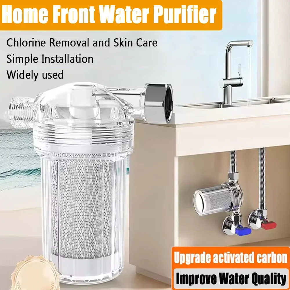 Shower Filter Universal Activated Carbon Water Purifier Soften Hard Water For Kitchen Bathroom Sanitary Fitting Accessory
Shower Filter Universal Activated Carbon Water Purifier Soften Hard Water For Kitchen Bathroom Sanitary Fitting Accessory