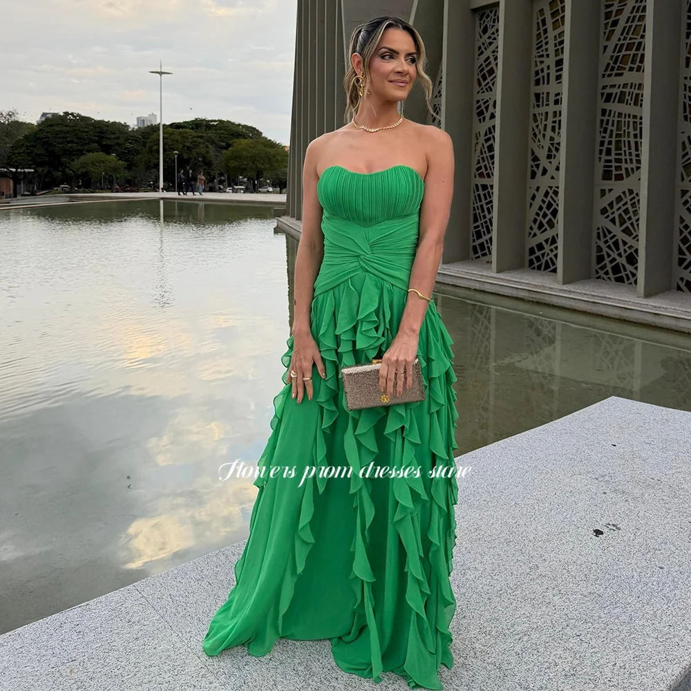 Flowers A Line Party Dress with Pleats Chiffon Evening Dress with Scarf Formal Occasion Dress Women Robe De Soirée Customized
Flowers A Line Party Dress with Pleats Chiffon Evening Dress with Scarf Formal Occasion Dress Women Robe De Soirée Customized