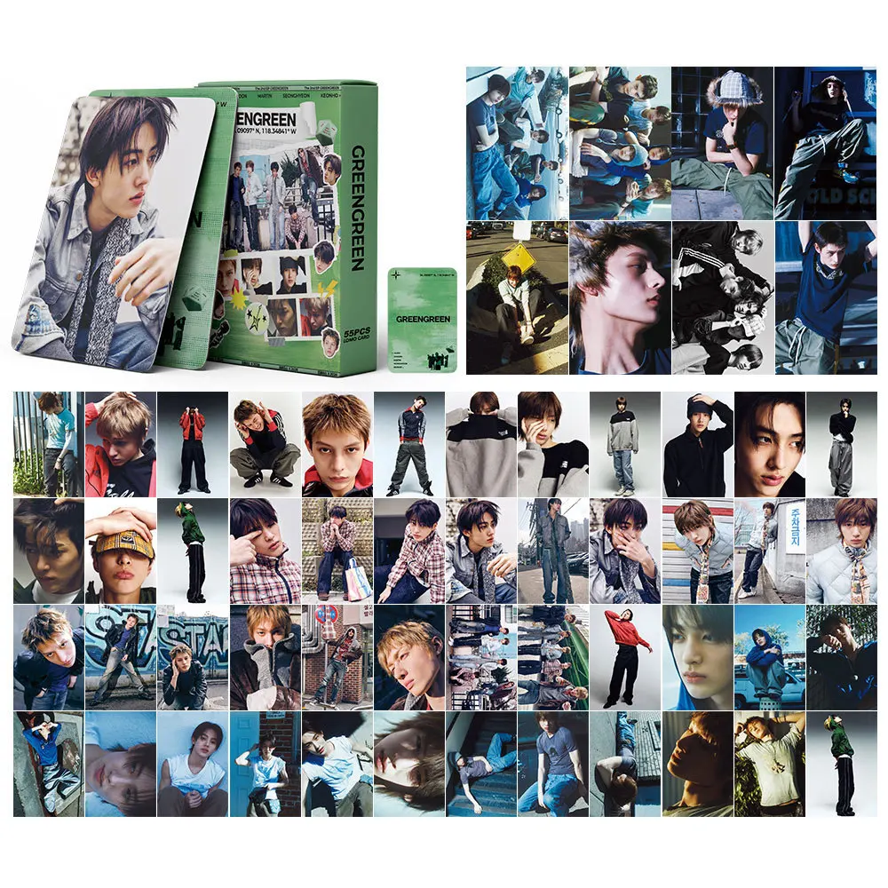 55Pcs/Set Idol CORTIS New Album GREENGREEN Lomo Cards Postcards Martin James Juhoon Seonghyeon Keonho Fans Gifts Collection
55Pcs/Set Idol CORTIS New Album GREENGREEN Lomo Cards Postcards Martin James Juhoon Seonghyeon Keonho Fans Gifts Collection