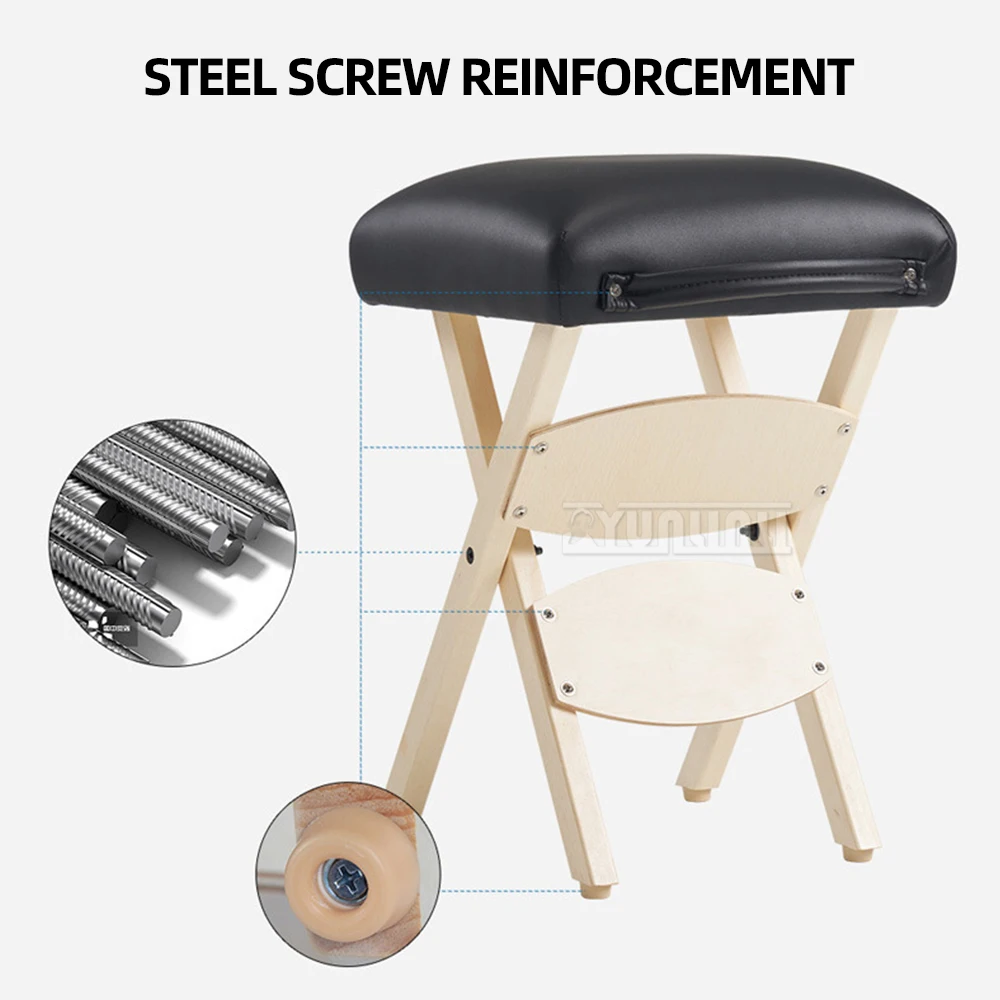 Massage Parlor Specific Wooden Folding Stool, Massage and Beauty Technician Chair, Nail and Foot Repair Solid Wood Chair
Massage Parlor Specific Wooden Folding Stool, Massage and Beauty Technician Chair, Nail and Foot Repair Solid Wood Chair