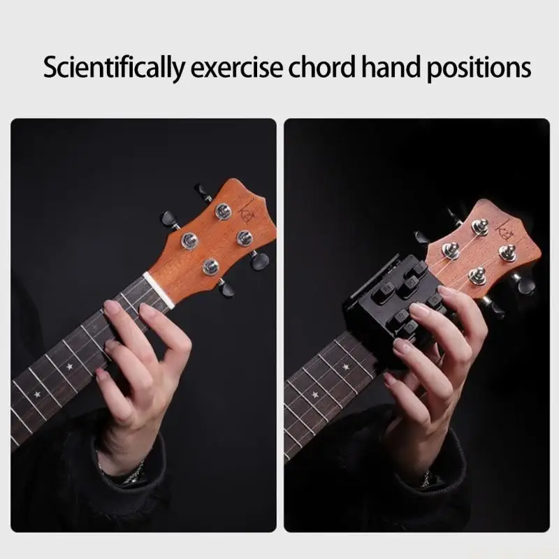 M5TC Durability Plastic Chord Presser Ukulele Attachment Chord Presser Training Tool
M5TC Durability Plastic Chord Presser Ukulele Attachment Chord Presser Training Tool