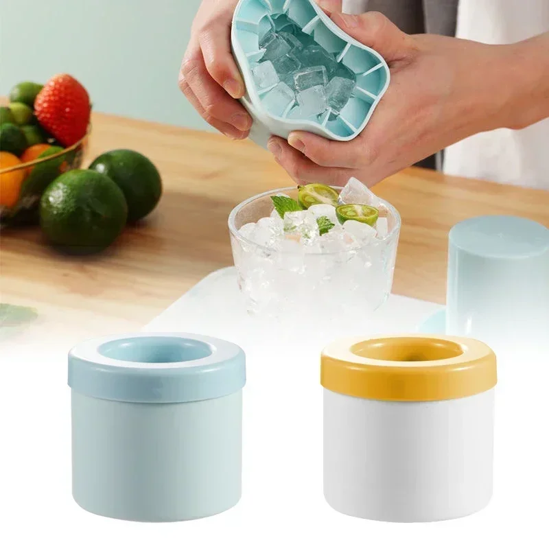 Cylinder Silicone Ice Cube Mold Quickly Freeze Silicone Ice Maker Ice Cup Creative Cylinder Bucket Whiskey Beer Maker
Cylinder Silicone Ice Cube Mold Quickly Freeze Silicone Ice Maker Ice Cup Creative Cylinder Bucket Whiskey Beer Maker