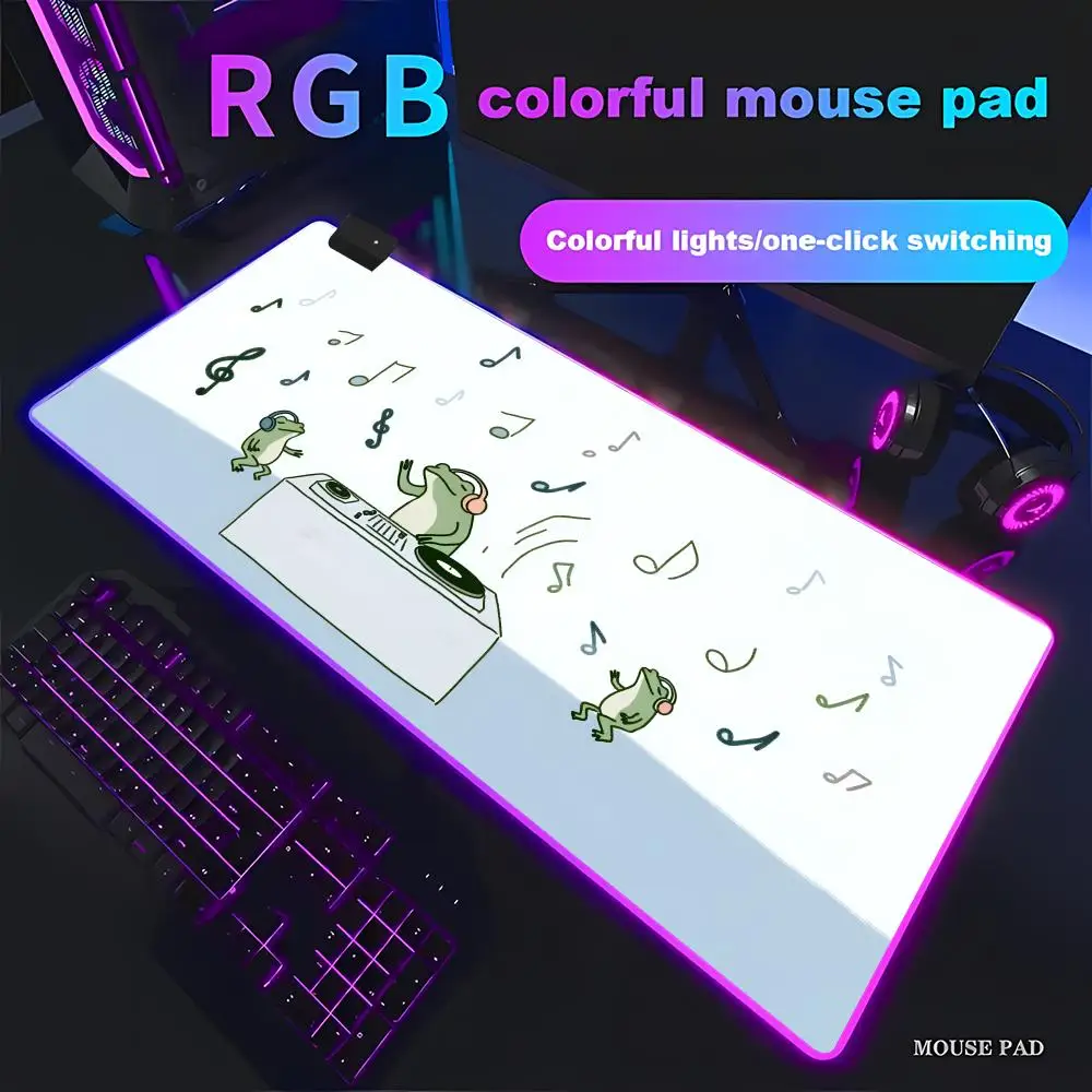 HYBXAXC Funny DJ Frog Mouse Pad Rubber Desk Mat for Office Gaming Home Decor RGB HD Gamer Large LED Light XXL Computer Non-slip
HYBXAXC Funny DJ Frog Mouse Pad Rubber Desk Mat for Office Gaming Home Decor RGB HD Gamer Large LED Light XXL Computer Non-slip