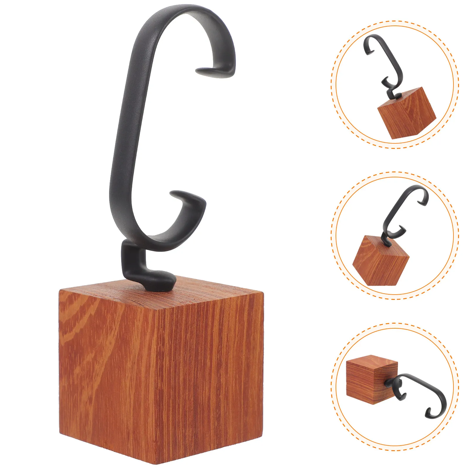 Wooden Watch Display Stand Holder with Plastic Coated C-Ring for Wrist Watch Storage and Elegant Tabletop Display Stand
Wooden Watch Display Stand Holder with Plastic Coated C-Ring for Wrist Watch Storage and Elegant Tabletop Display Stand