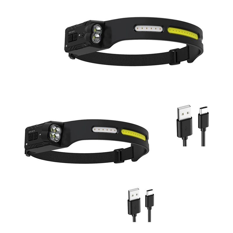Headlamp Rechargeable Weatherproof Headband Work Light Headlight Flashlight For Camping Fishing Hiking Gear
Headlamp Rechargeable Weatherproof Headband Work Light Headlight Flashlight For Camping Fishing Hiking Gear