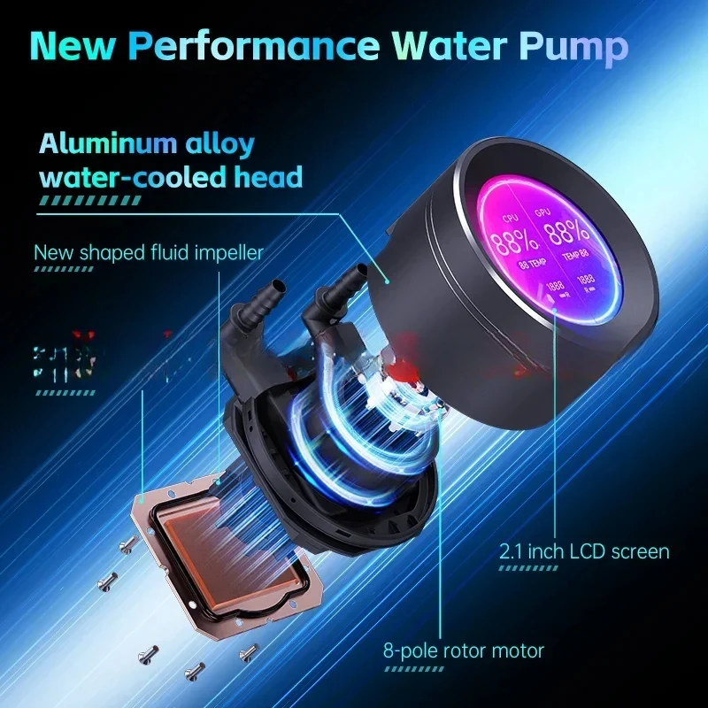 Black Liquid Cpu 360Mm Aio Cooler PWM ARGB AM4 AM5 LGA1700 Three Fans Pc Processor Water Cooling
Black Liquid Cpu 360Mm Aio Cooler PWM ARGB AM4 AM5 LGA1700 Three Fans Pc Processor Water Cooling
