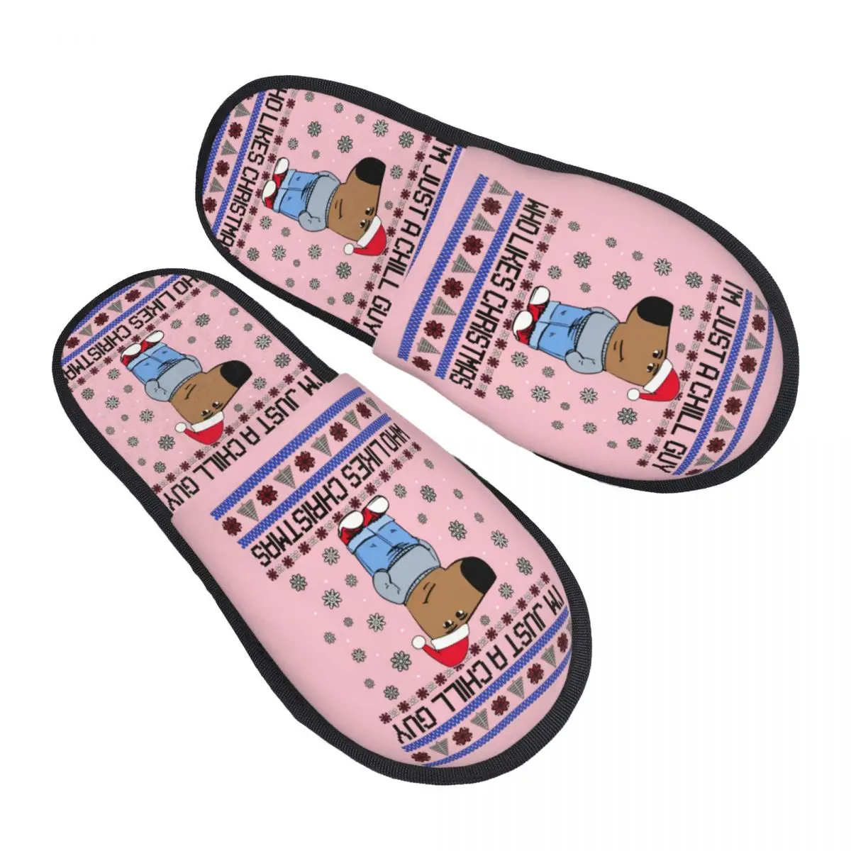 Custom Just A Chill Guy Who Love Christmas Soft Scuff With Memory Foam Slippers Women Funny Meme Spa House Shoes
Custom Just A Chill Guy Who Love Christmas Soft Scuff With Memory Foam Slippers Women Funny Meme Spa House Shoes