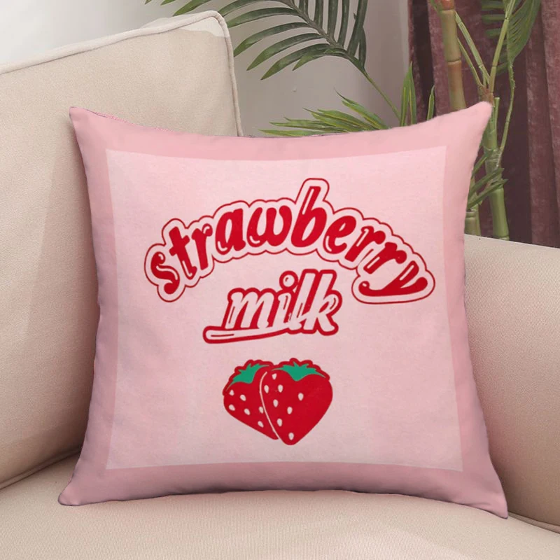 Pillowcase Ornamental Pillows for Living Room Decorative Pillow Covers Strawberry Milk Car Sofa Pillows Decor Bed Pillow Cover
Pillowcase Ornamental Pillows for Living Room Decorative Pillow Covers Strawberry Milk Car Sofa Pillows Decor Bed Pillow Cover