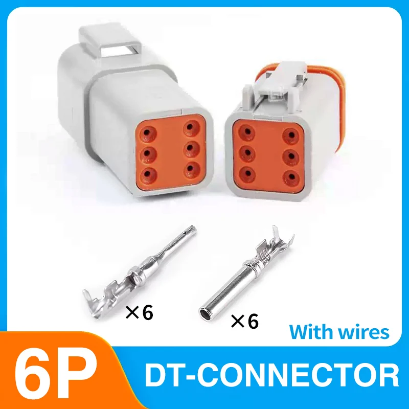 5/10/100 Sets Deutsch Type Connector Male Female Waterproof DT Connectors 6-Pin Dt04-6p Dt06-6s ,Sealable,6 Position
5/10/100 Sets Deutsch Type Connector Male Female Waterproof DT Connectors 6-Pin Dt04-6p Dt06-6s ,Sealable,6 Position