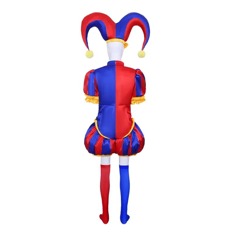 TYV55Anime Costumes Pomni Clown funny Jumpsuits Nice Stitching cosplay outfit Role Play for Adults Halloween Carnival P
TYV55Anime Costumes Pomni Clown funny Jumpsuits Nice Stitching cosplay outfit Role Play for Adults Halloween Carnival P