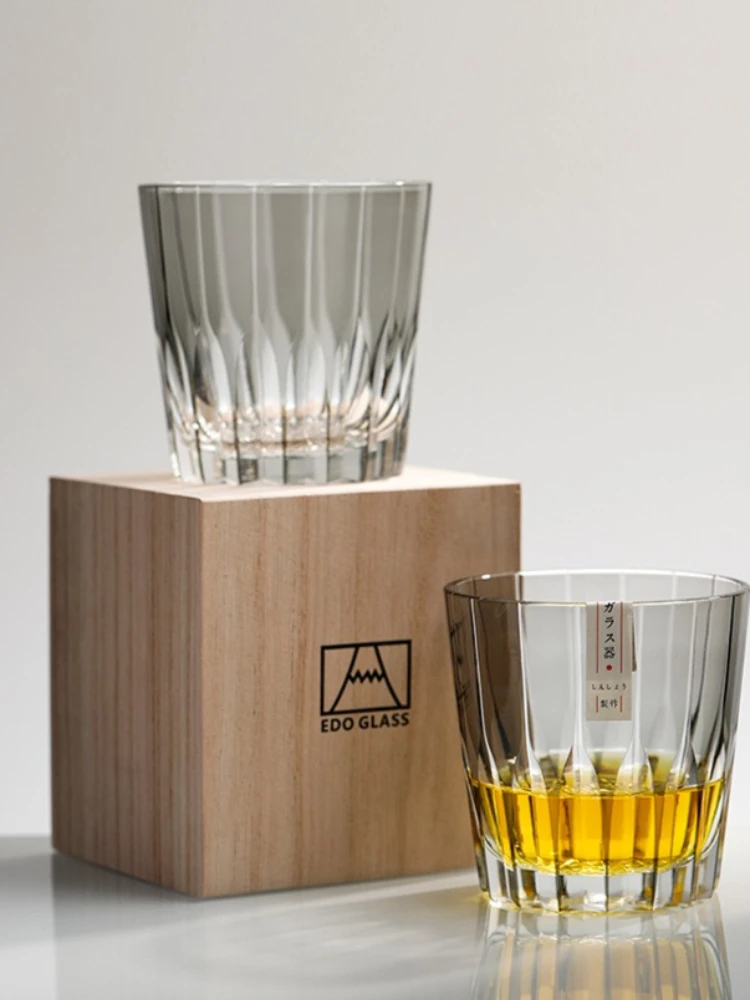 Japan Glass Glacier Old Fashioned Whisky Rock Glasses Whiskey-glass Wooden Gift Box Vodka Cup Wine Tumbler
Japan Glass Glacier Old Fashioned Whisky Rock Glasses Whiskey-glass Wooden Gift Box Vodka Cup Wine Tumbler