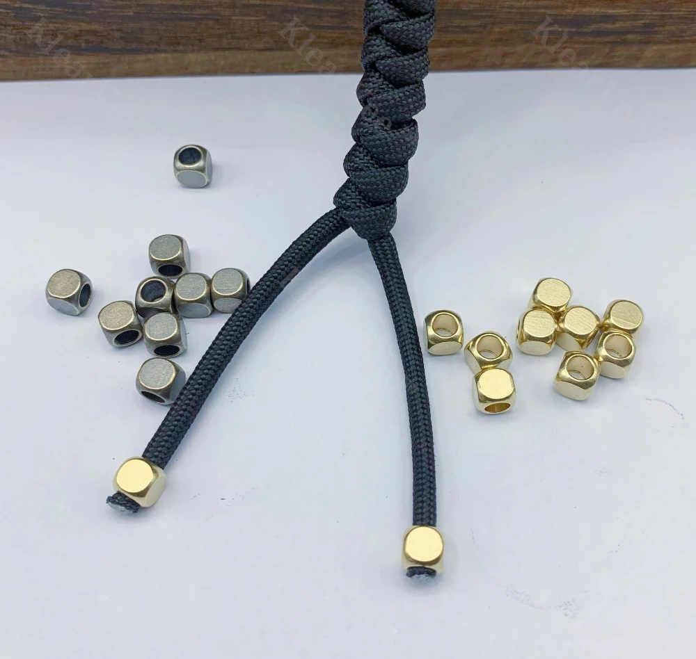 Brass Barrier Bead Square DIY Umbrella Rope Bead Accessories Bead Bracelet EDC Outdoor Tool Accessories
Brass Barrier Bead Square DIY Umbrella Rope Bead Accessories Bead Bracelet EDC Outdoor Tool Accessories