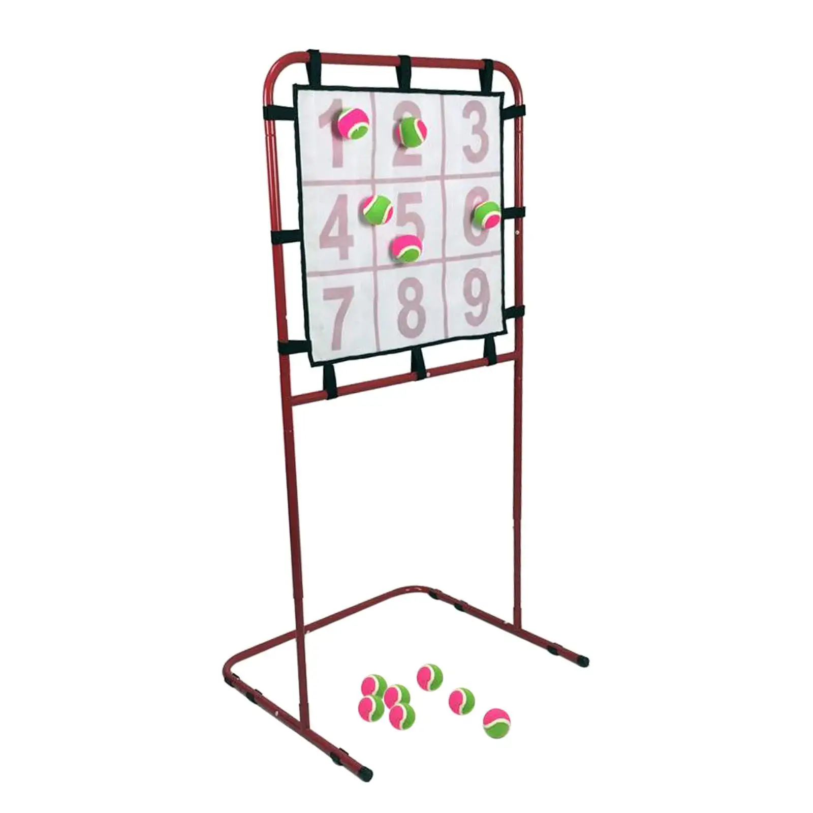 Softball Pitching Net Baseball Softball Target Height Adjustable 9 Hole for Hitting Pitching Batting Baseball Softball Practice
Softball Pitching Net Baseball Softball Target Height Adjustable 9 Hole for Hitting Pitching Batting Baseball Softball Practice