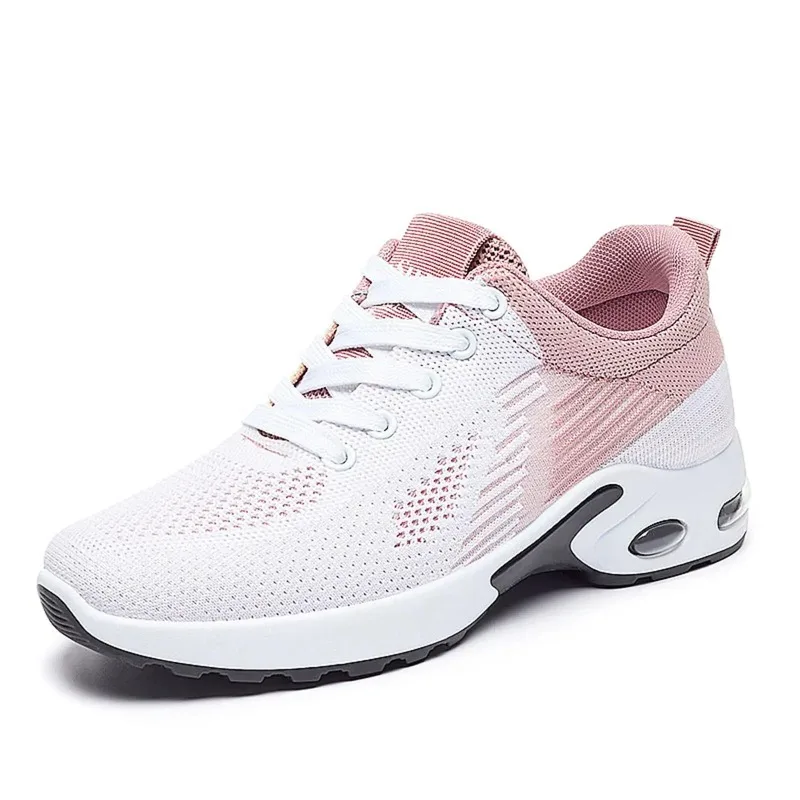 Breathable Lace-up Running Shoes for Women, Air Cushion Athletic Sneakers with Lightweight Mesh, Outdoor Sports Training Shoes
Breathable Lace-up Running Shoes for Women, Air Cushion Athletic Sneakers with Lightweight Mesh, Outdoor Sports Training Shoes