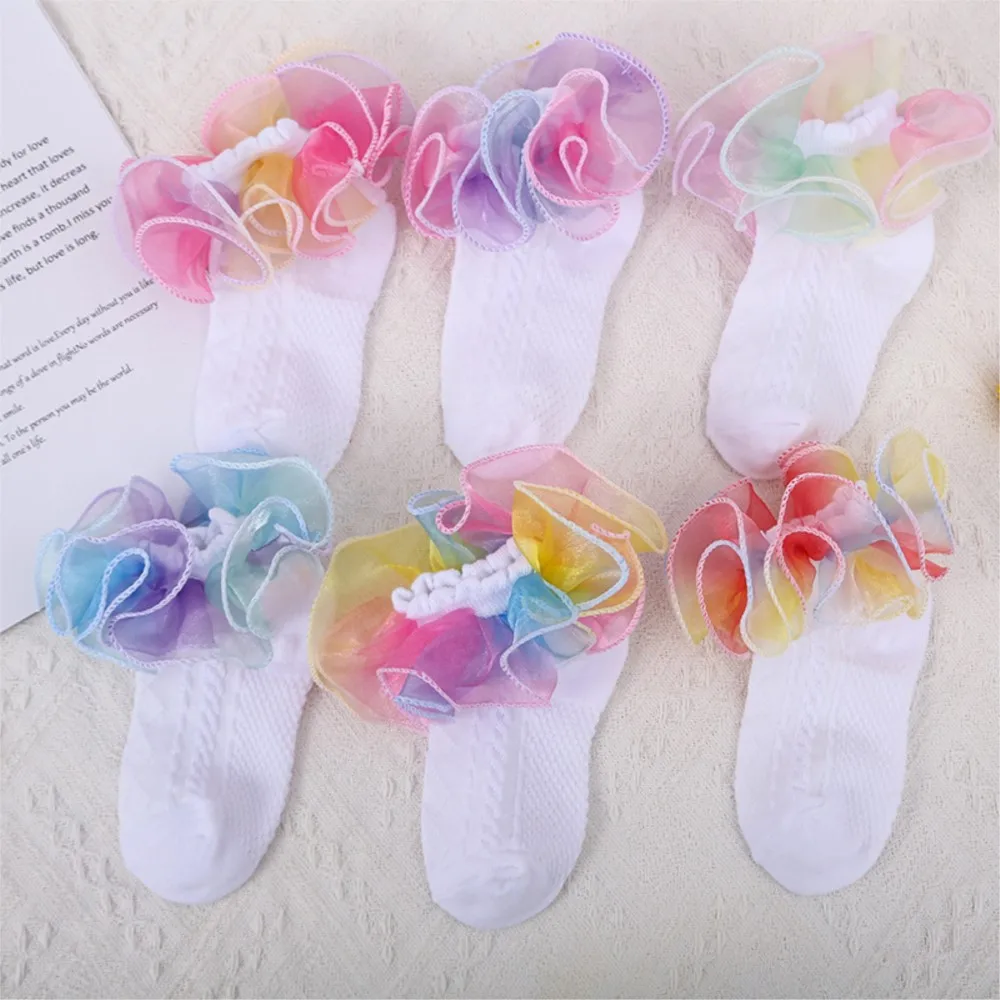 Rainbow lace socks children socks children short tube cotton socks sweat-absorbent breathable baby socks.
Rainbow lace socks children socks children short tube cotton socks sweat-absorbent breathable baby socks.