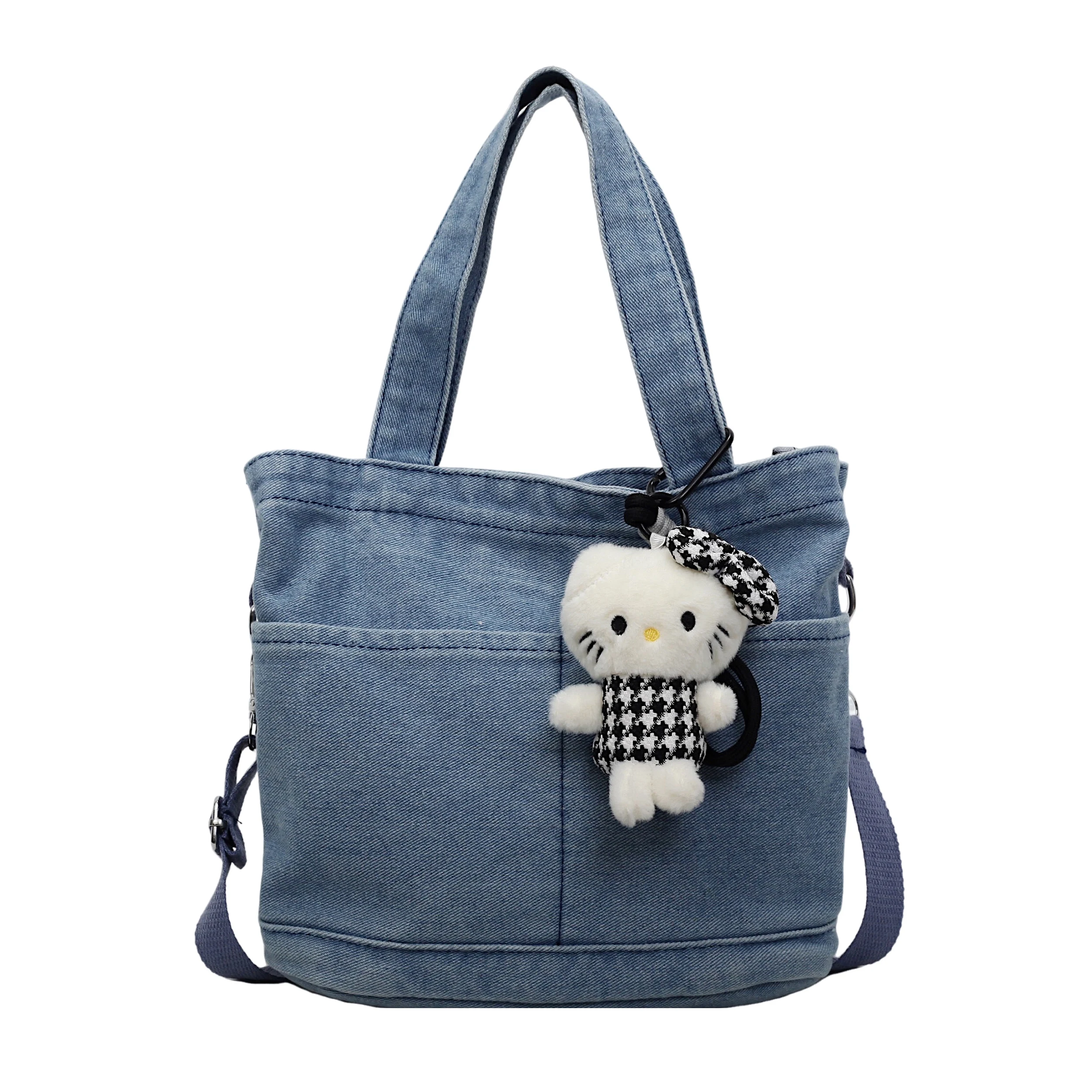 Handbag from china.Minority simple fashion Joker denim bucket bag female canvas bag to work commuter shoulder bag slung handbag
Handbag from china.Minority simple fashion Joker denim bucket bag female canvas bag to work commuter shoulder bag slung handbag