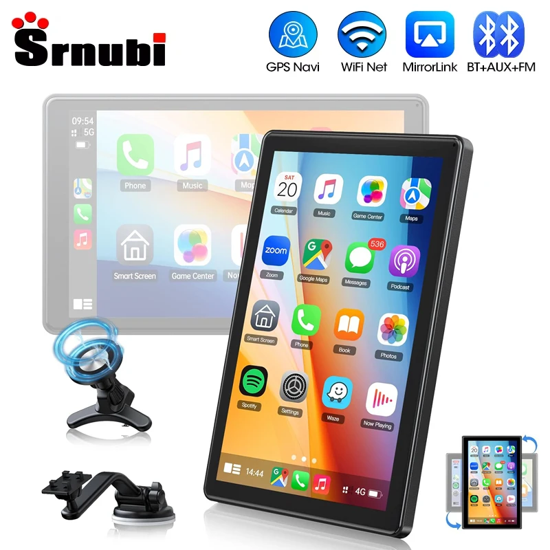 Universal 7 inch Portable Carplay AI Screen IPS Screen Wireless Carplay Android Auto GPS Navigation Bluetooth Multimedia Player
Universal 7 inch Portable Carplay AI Screen IPS Screen Wireless Carplay Android Auto GPS Navigation Bluetooth Multimedia Player