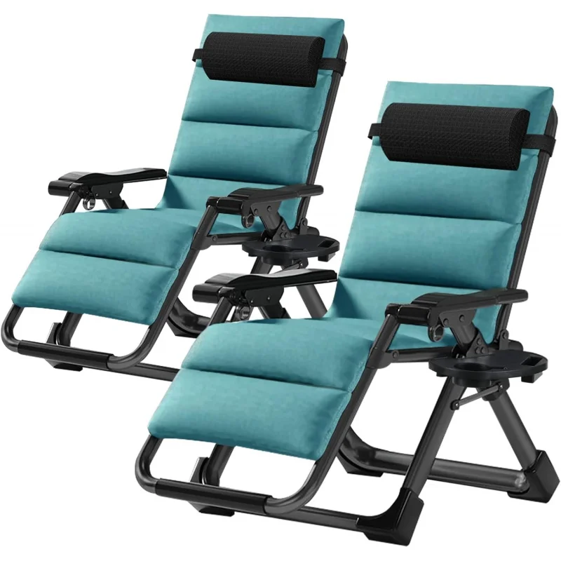 2026 NEW:2 Pack Zero Chair, Outdoor Lounge Chairs Loungers with Removable Cushion,Headrest,Cup Holder,Reclini
2026 NEW:2 Pack Zero Chair, Outdoor Lounge Chairs Loungers with Removable Cushion,Headrest,Cup Holder,Reclini